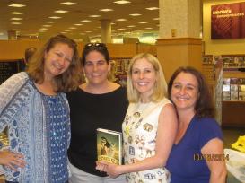 My high school buds came out to see me at the Fayetteville Barnes & Noble